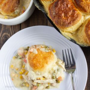 Easy Biscuit Skillet Pot Pie