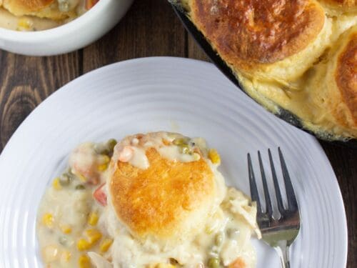 Easy Biscuit Skillet Pot Pie