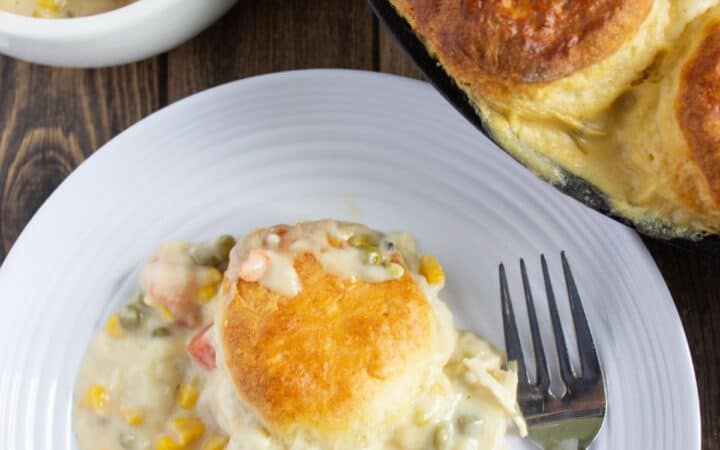 Easy Biscuit Skillet Pot Pie