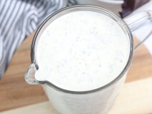 Homemade Buttermilk Ranch Dressing and Dip