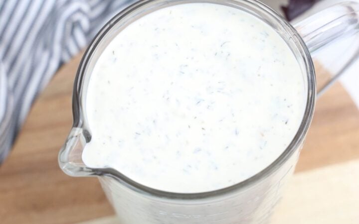 Homemade Buttermilk Ranch Dressing and Dip