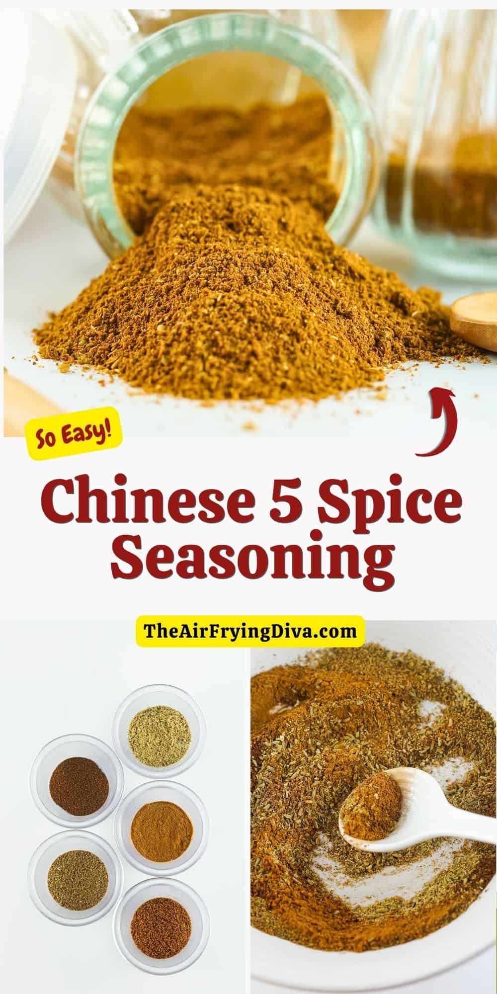 How to Make Chinese 5 Spice Seasoning,  a versatile and perfect blend of sweet, savory, spicy, and slightly bitter flavors in one seasoning