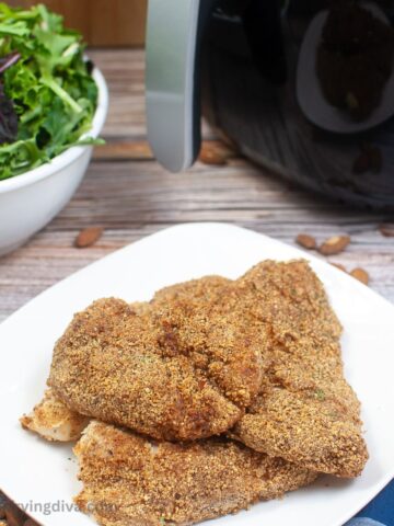 Air Fryer Almond Crusted Chicken (just 5 ingredients)