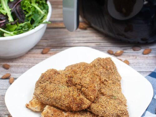 Air Fryer Almond Crusted Chicken (just 5 ingredients)