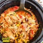 Crockpot Buffalo Chicken Chili