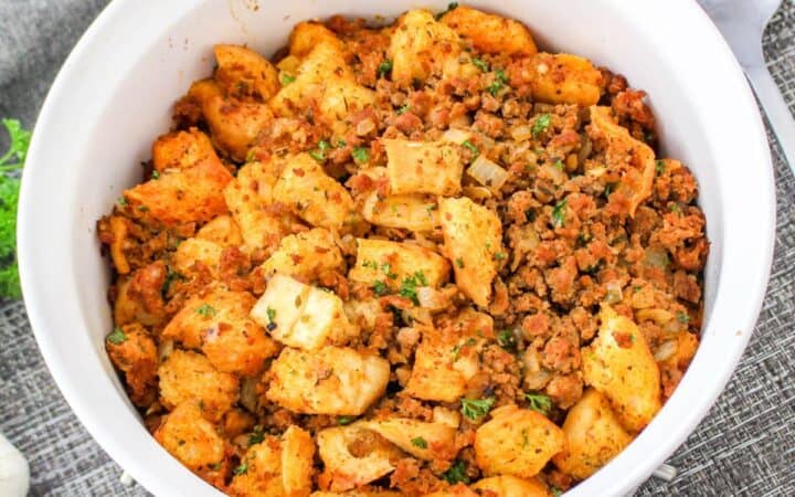 30 Minute Chorizo Stuffing