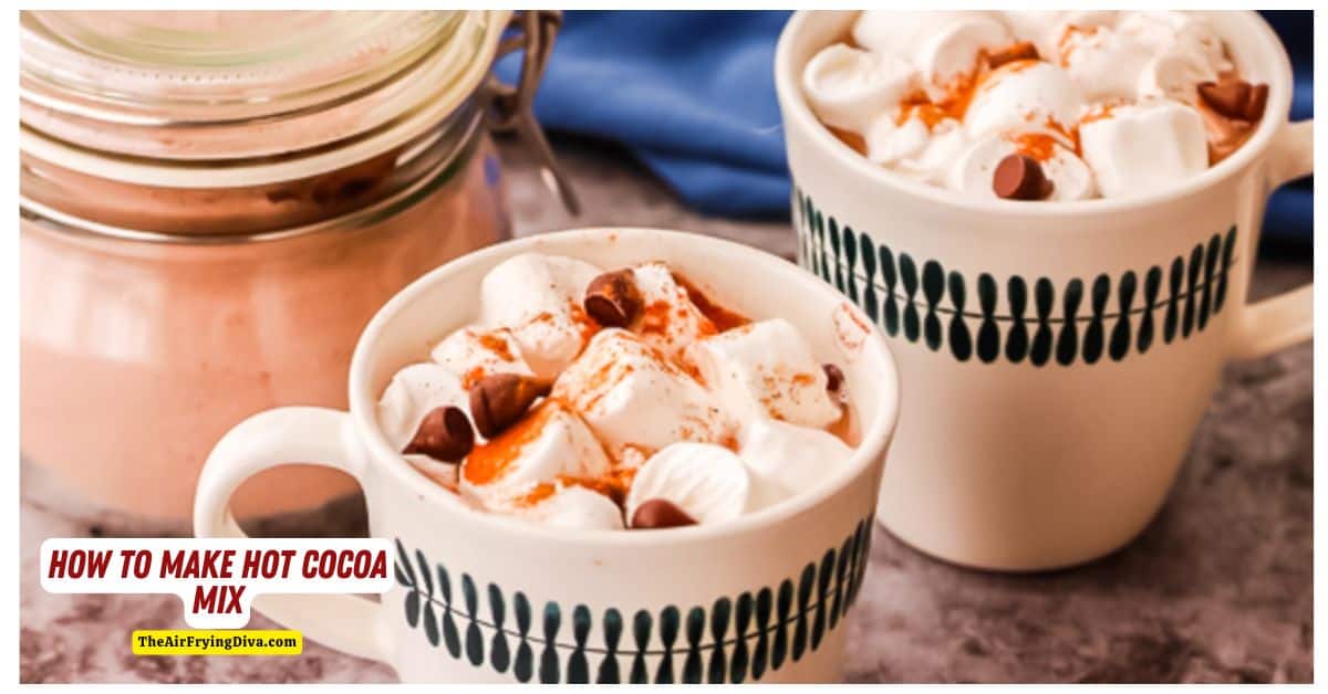 How to Make Hot Cocoa Mix, a simple and delicious recipe for powdered mix that can be used to make a warm and comforting beverage.