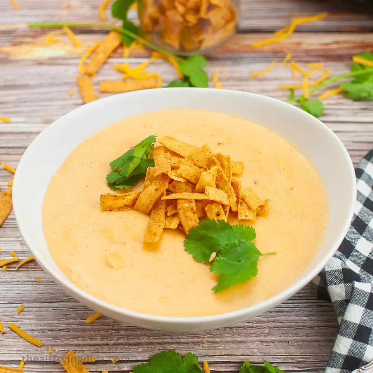 Slow Cooker Enchilada Soup Recipe, hearty and flavorful  creamy soup made with chicken breast,red enchilada sauce, and cheese.