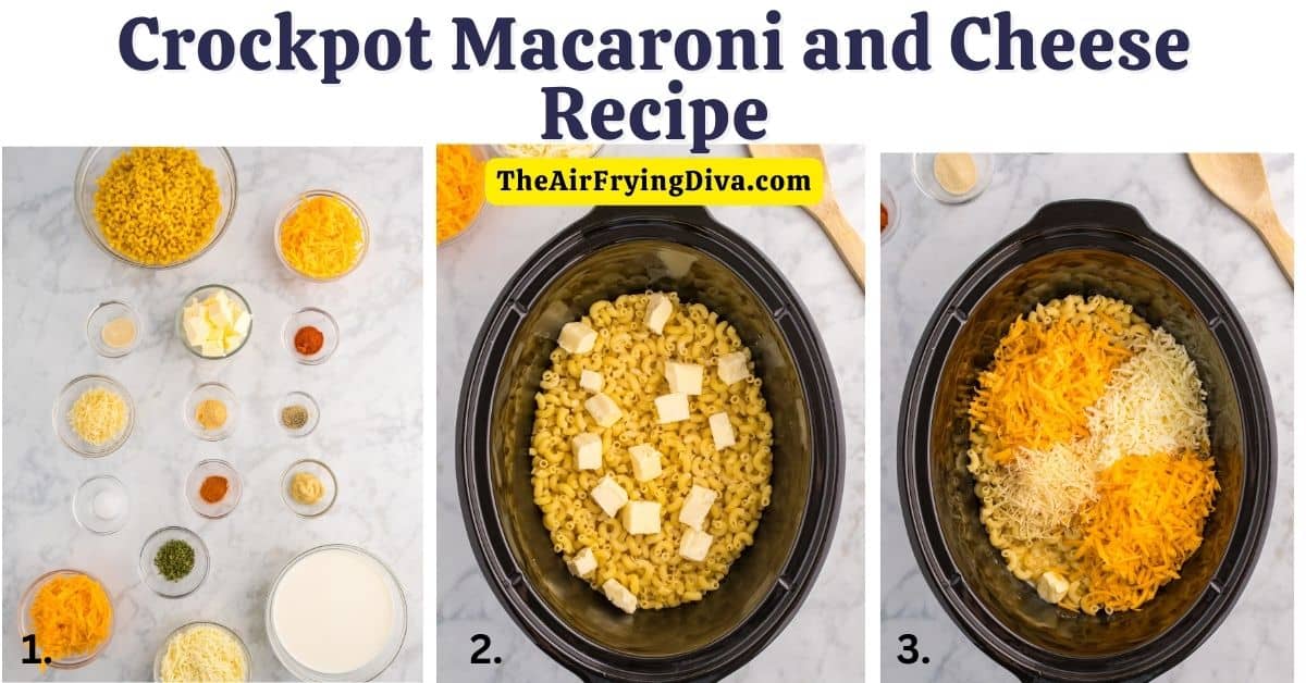 Crockpot Macaroni and Cheese Recipe and easy and made from scratch recipe for cheesy pasta cooked to perfection in a slow cooker.