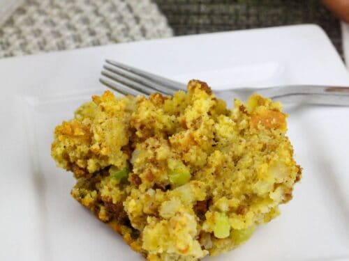 Jiffy Cornbread Stuffing Casserole