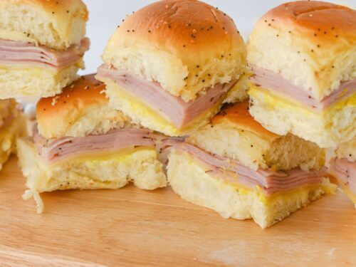 Ham and Cheese Sliders on Hawaiian Rolls