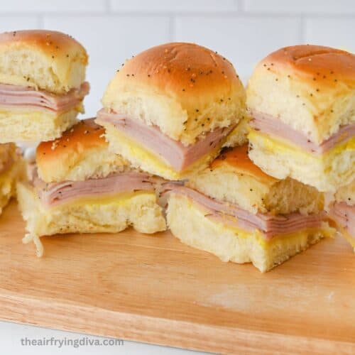 Ham and Cheese Sliders on Hawaiian Rolls