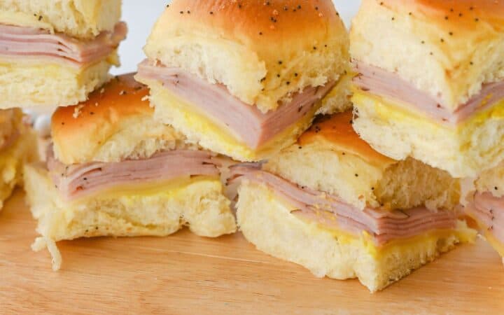 Ham and Cheese Sliders on Hawaiian Rolls