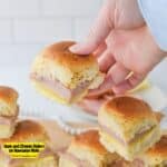 Ham and Cheese Sliders on Hawaiian Rolls