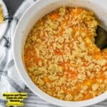 Macaroni and Cheese Casserole with Velveeta