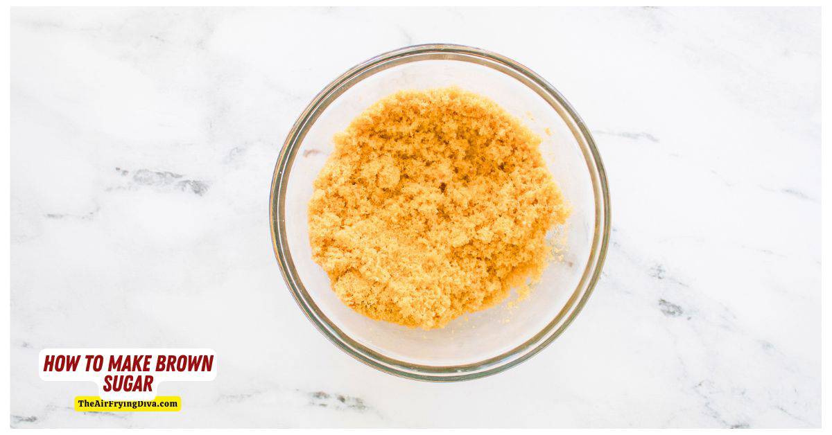 How to Make Brown Sugar, a simple two ingredients recipe for making homemade brown sugar from scratch.  Includes low sugar version.