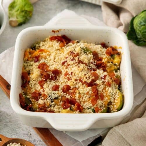 Bacon and Brussel Sprout Casserole