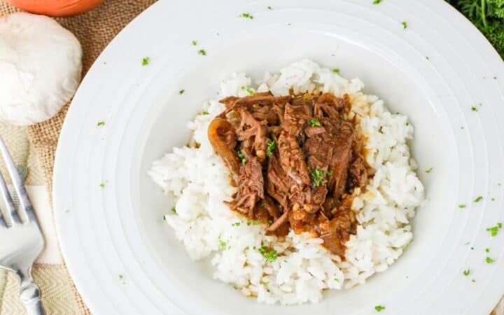 Slow Cooker Steak with Onions
