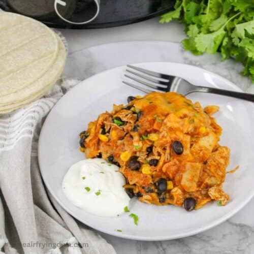 Crockpot Enchilada Casserole Recipe