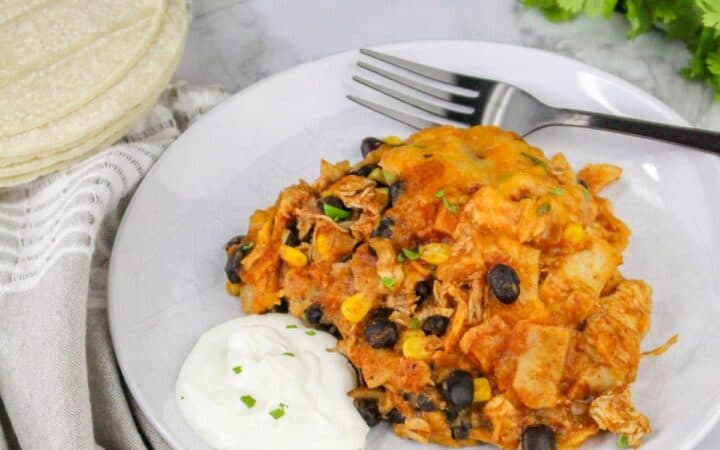 Crockpot Enchilada Casserole Recipe