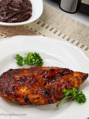 Air Fryer Barbecue Chicken Breasts
