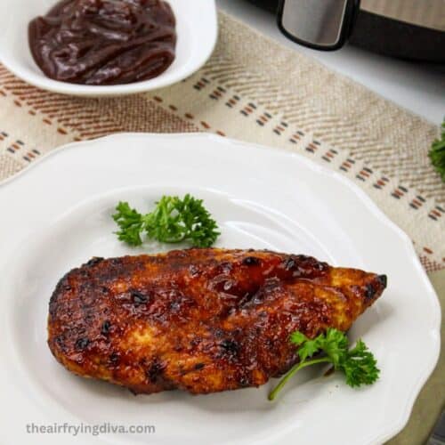 Air Fryer Barbecue Chicken Breasts