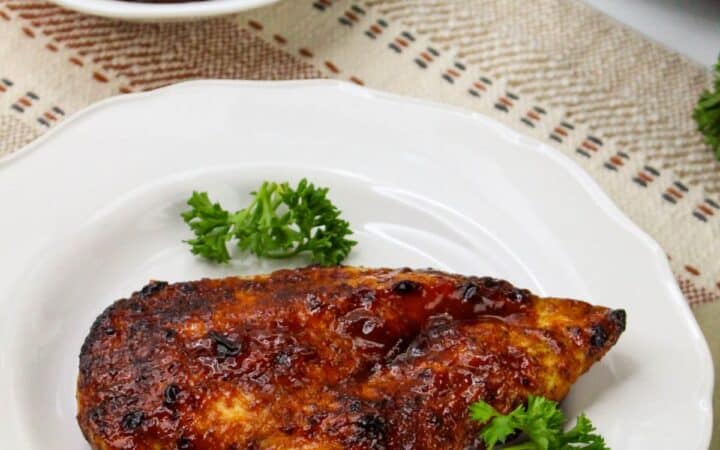 Air Fryer Barbecue Chicken Breasts