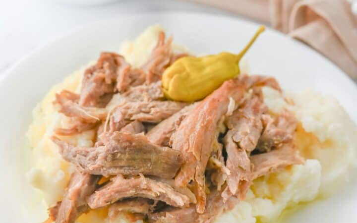 Easy Crock Pot Mississippi Pork Roast