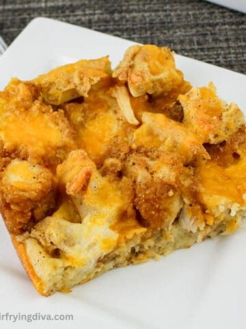 Easy Chicken and Waffle Casserole