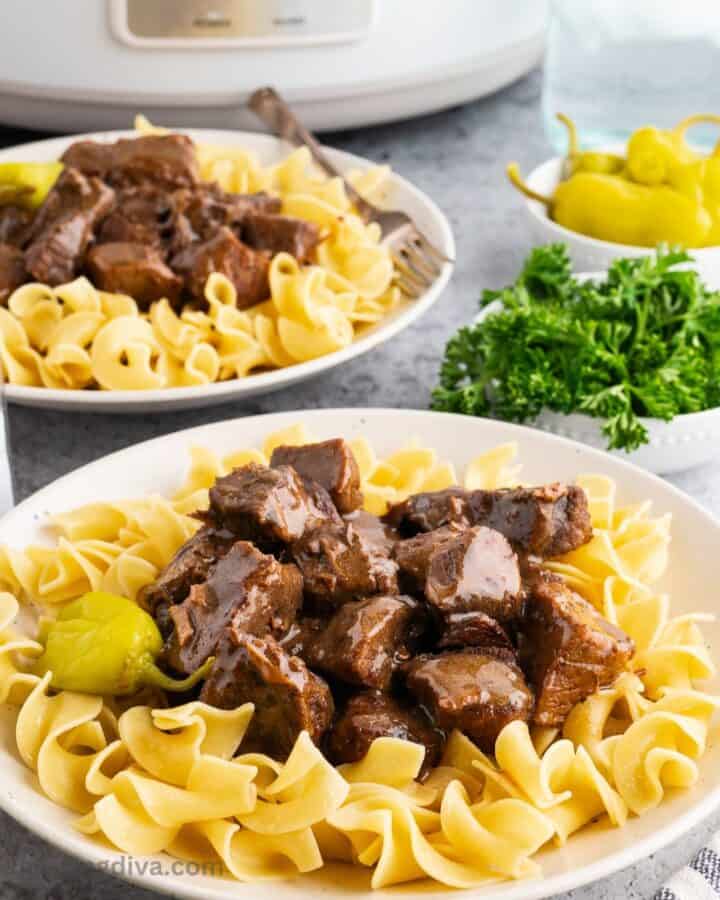 CrockPot Mississippi Steak Bites