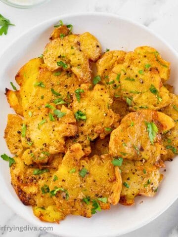 Air Fryer Smashed Potatoes Recipe