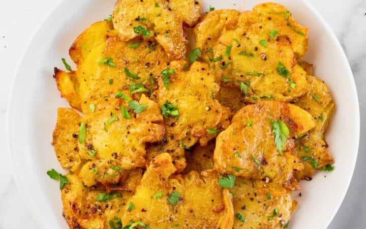 Air Fryer Smashed Potatoes Recipe