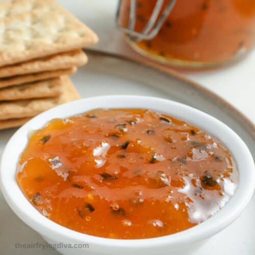 Jalapeno Peach Jam- No Pectin