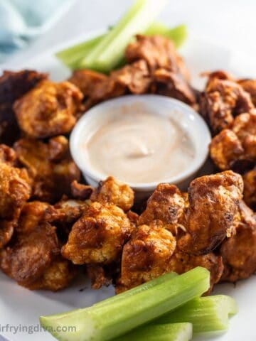 Skillet Buffalo Cauliflower Wings