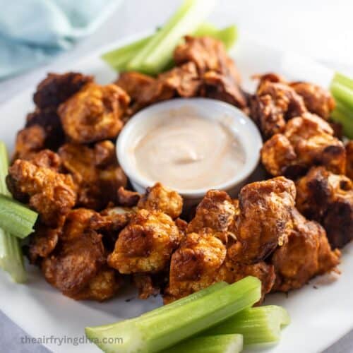 Skillet Buffalo Cauliflower Wings