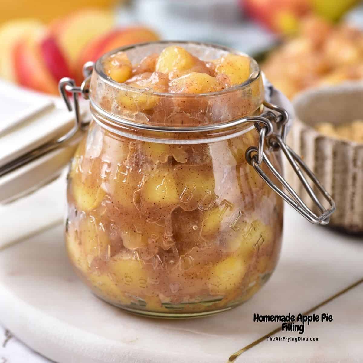 How to Make Homemade Apple Pie Filling, a simple recipe made with fresh apples and warm spices for a perfect balance of flavors.