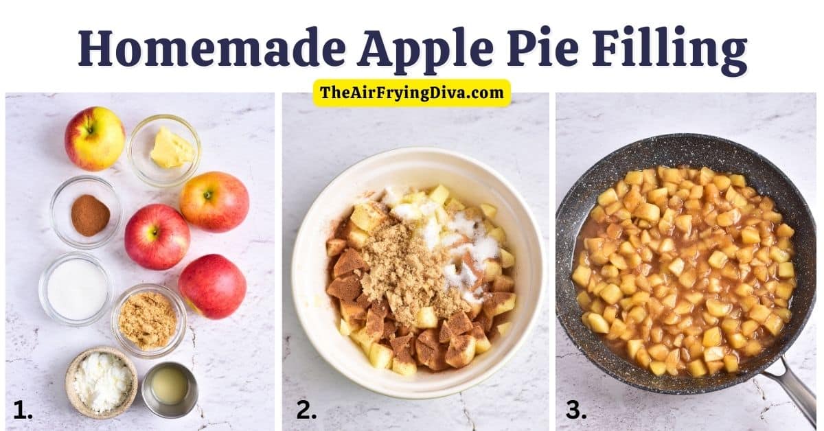 How to Make Homemade Apple Pie Filling, a simple recipe made with fresh apples and warm spices for a perfect balance of flavors.