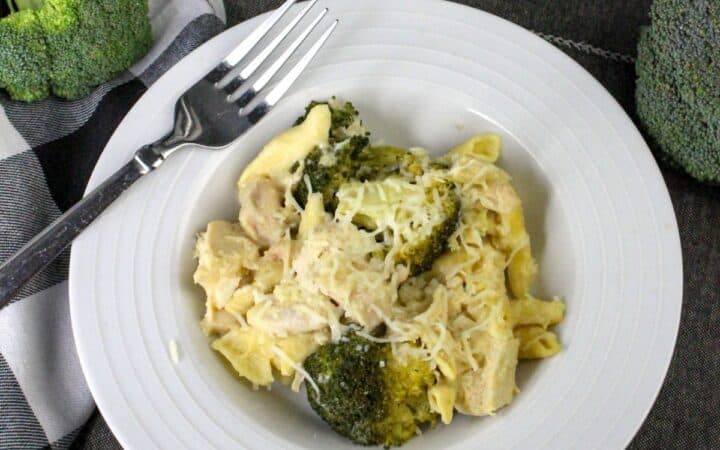 Slow Cooker Chicken and Broccoli Pasta