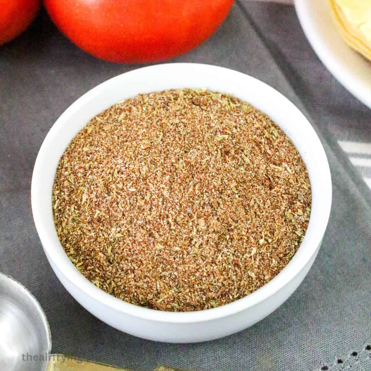 Carne Asada Seasoning, a  recipe for a Mexican-inspired spice blend that can be used as a dry rub, marinade, or for adding flavor to a dish.