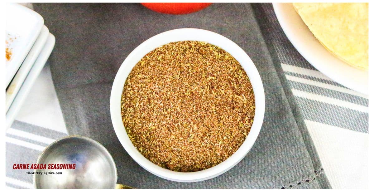Carne Asada Seasoning, a recipe for a Mexican-inspired spice blend that can be used as a dry rub, marinade, or for adding flavor to a dish. Carne Asada Seasoning, a recipe for a Mexican-inspired spice blend that can be used as a dry rub, marinade, or for adding flavor to a dish.