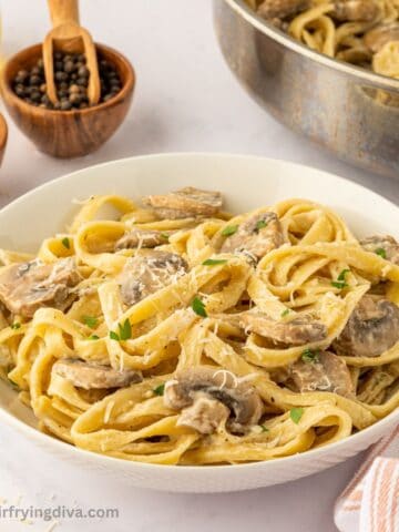 Skillet Creamy Mushroom Pasta