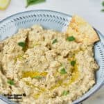 Air Fryer Eggplant Dip (Baba Ganoush)
