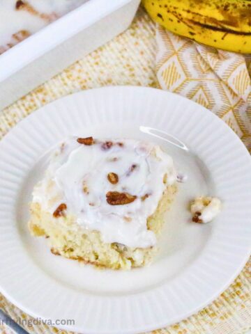 Homemade Banana Bread Cinnamon Rolls