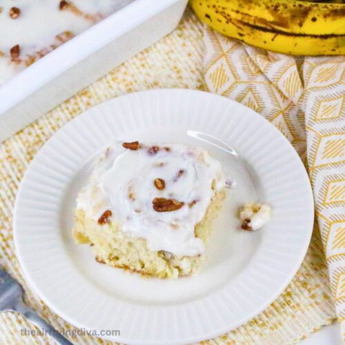 Homemade Banana Bread Cinnamon Rolls