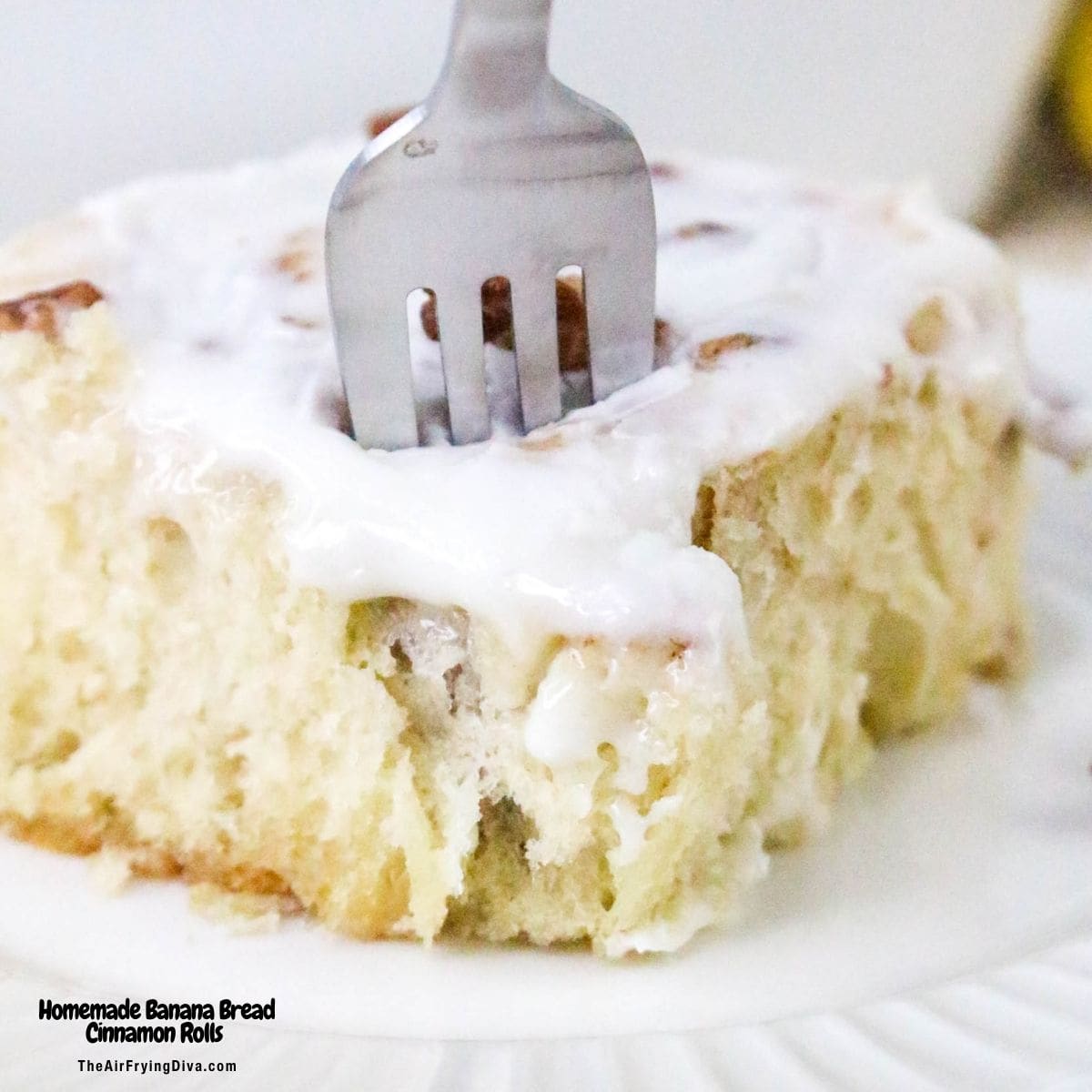 Homemade Banana Bread Cinnamon Rolls 