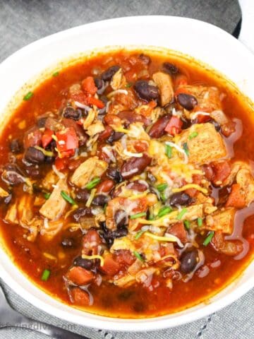 Slow Cooker Leftover Turkey Chili