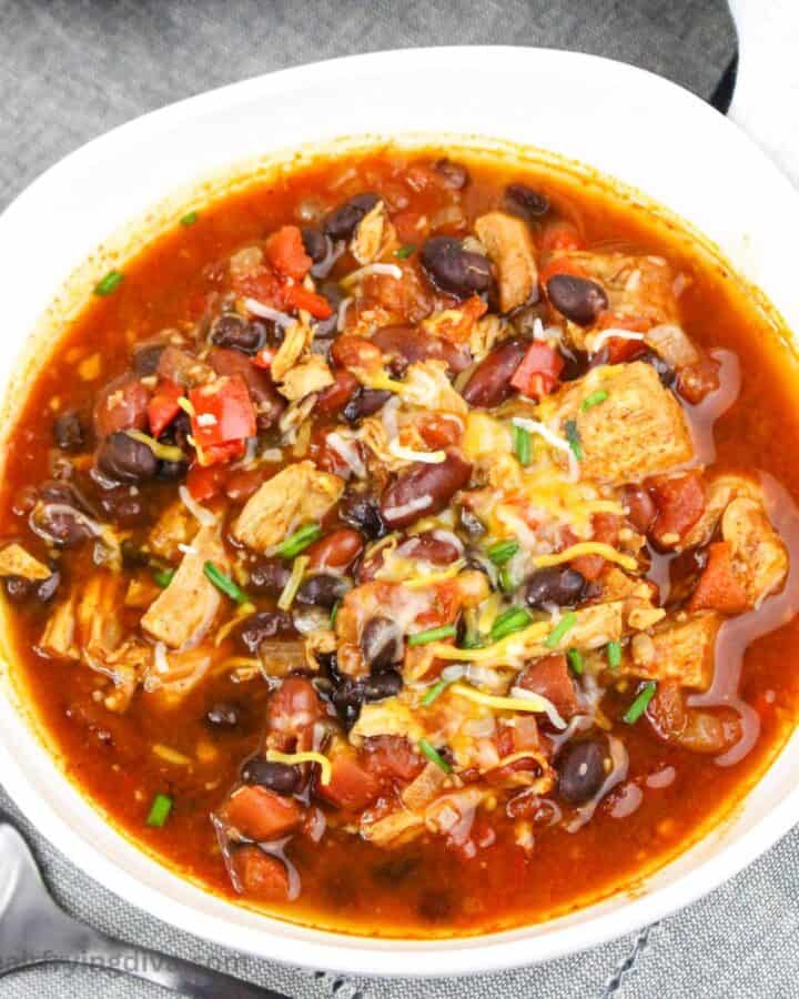 Slow Cooker Leftover Turkey Chili
