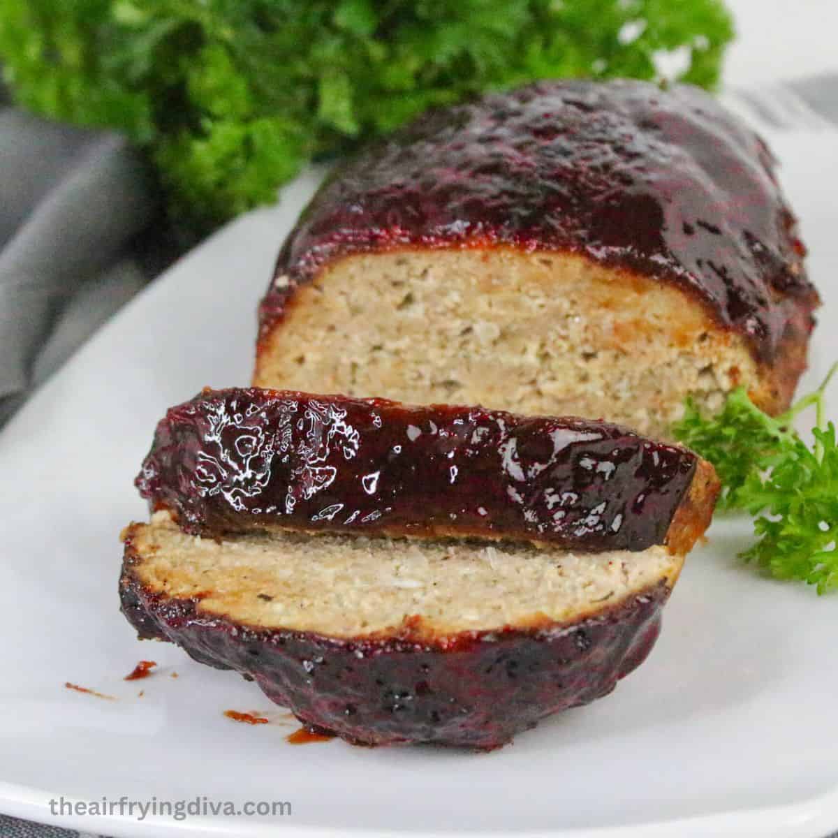 Air Fryer Turkey Meatloaf Recipe, an easy air fried recipe for moist and savory meatloaf made in less than an hour. Air Fryer Turkey Meatloaf Recipe, an easy air fried recipe for moist and savory meatloaf made in less than an hour.