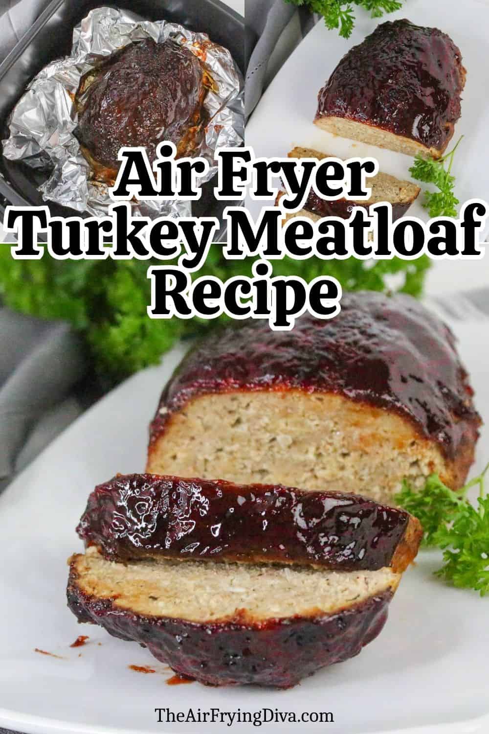 Air Fryer Turkey Meatloaf Recipe, an easy air fried recipe for moist and savory meatloaf made in less than an hour. Air Fryer Turkey Meatloaf Recipe, an easy air fried recipe for moist and savory meatloaf made in less than an hour.