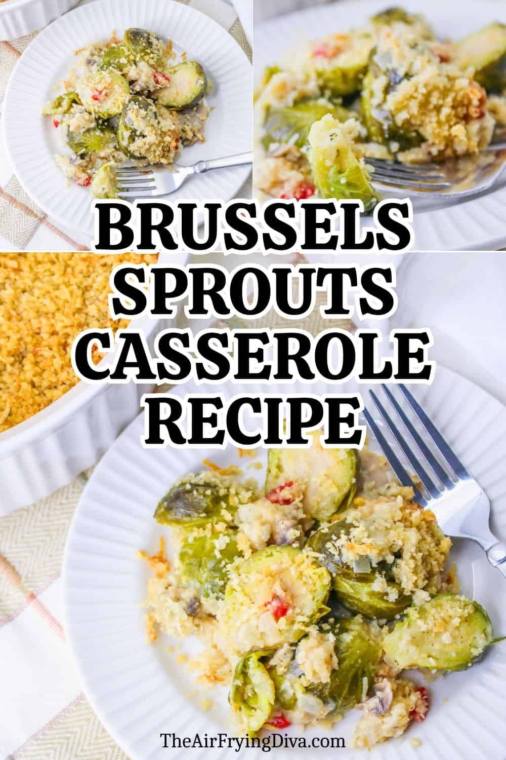 Brussels Sprouts Casserole, a delicious and comforting side dish recipe for savory brussels sprouts in a creamy and cheesy sauce. Brussels Sprouts Casserole, a delicious and comforting side dish recipe for savory brussels sprouts in a creamy and cheesy sauce.